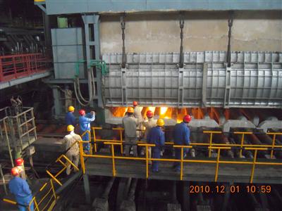 Heating-up of Reheating Furnace No.1 for WISCO 1700 mm HSM