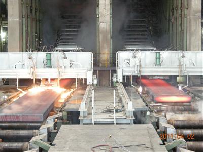Successful Hot Commissioning of No.2 Slab Caster of Yanshan Steel