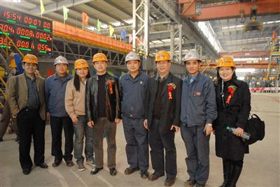 World’s First 420mm Slab Caster Starts Operation in Xinyu Steel (EP Supply by CISDI)